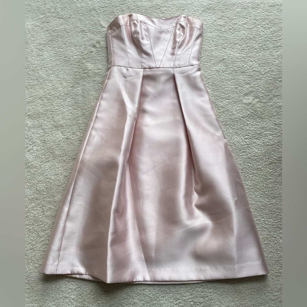 Shoshanna pale pink strapless!